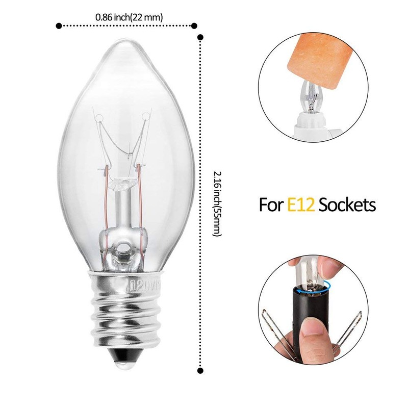 OHLGT 2 Packs Himalayan Salt Lamp Cord Replacement with Dimmer
