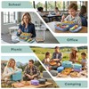 HOMETALL Bento Box Adult with Insulated Lunch Bag - 3