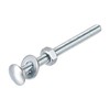 sourcing map 1/4-20 x 3" Square Neck Carriage Bolts with