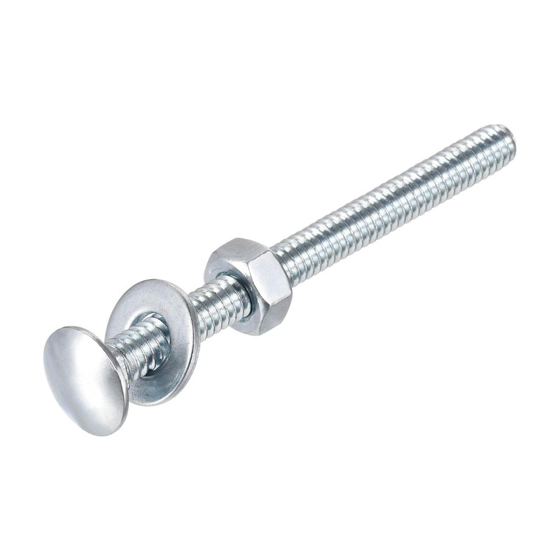 sourcing map 1/4-20 x 3" Square Neck Carriage Bolts with