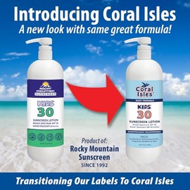 Rocky Mountain Locin para proteccin solar para nios, cuarto, SPF 30, sin oxgeno, amplio espectro, muy resistente al agua, 80 minutos                  