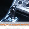 DIYUCAR Carbon Fiber Style ABS Plastic Gear Shift Head Cover