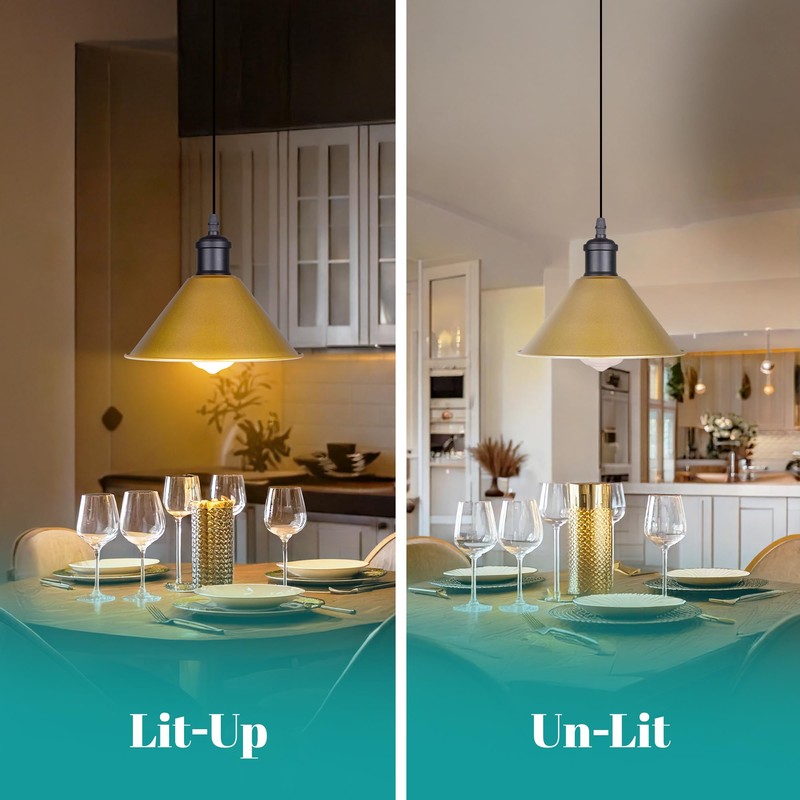 GIGGI Retro Gold Light Shade Ceiling, Cone Metal Lampshades for