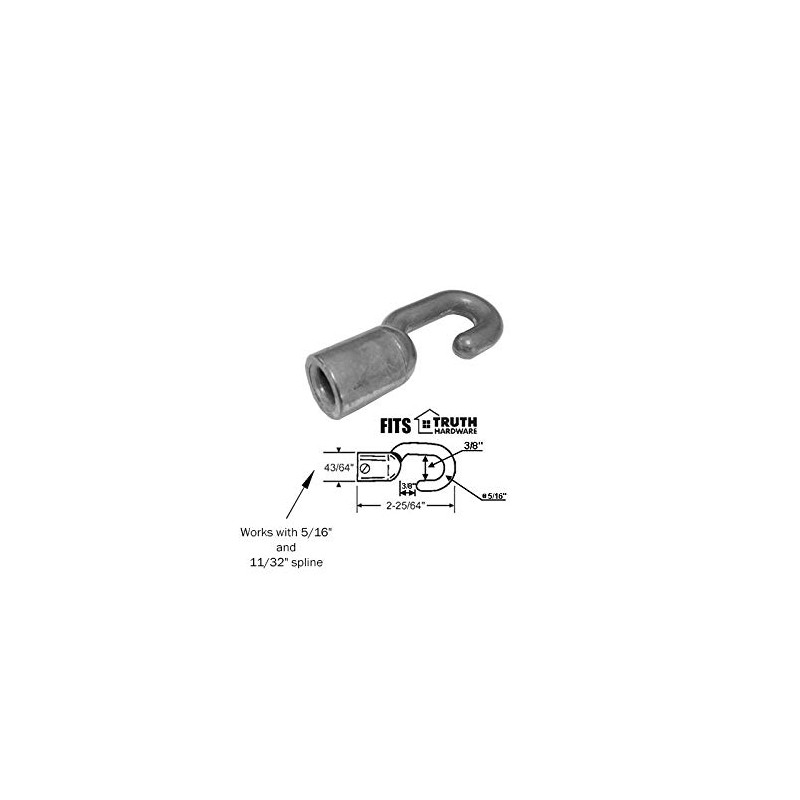 Replacement Hook Drive for Skylight and Awning Window Operators