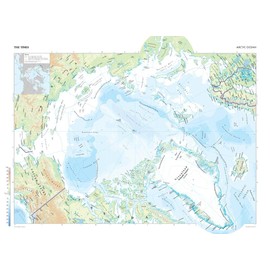 The Times Atlas: Arctic Ocean - Compact - 22.25 x 16.25 inch Poster - Front Lamination