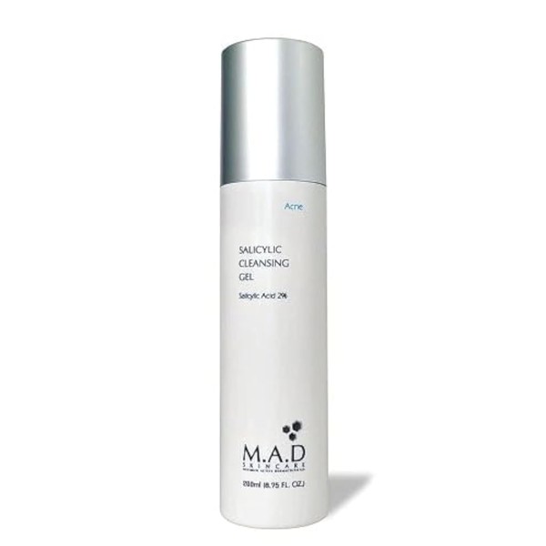 M.A.D. SkinCare. Salicylic Cleansing Gel, limpiador para piel con tendencia