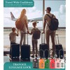 Search Alert TSA Approved Travel Combination Luggage Cable Locks for