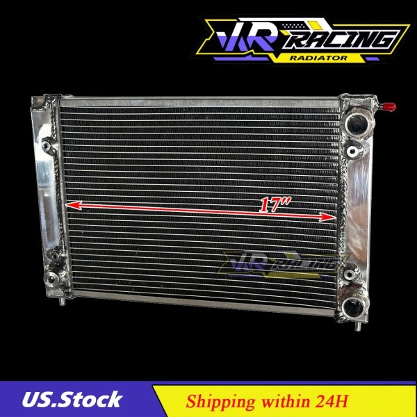 WRCRAD Aluminum Radiator For 1982-1992 1990 Volkswagen VW Golf MK2