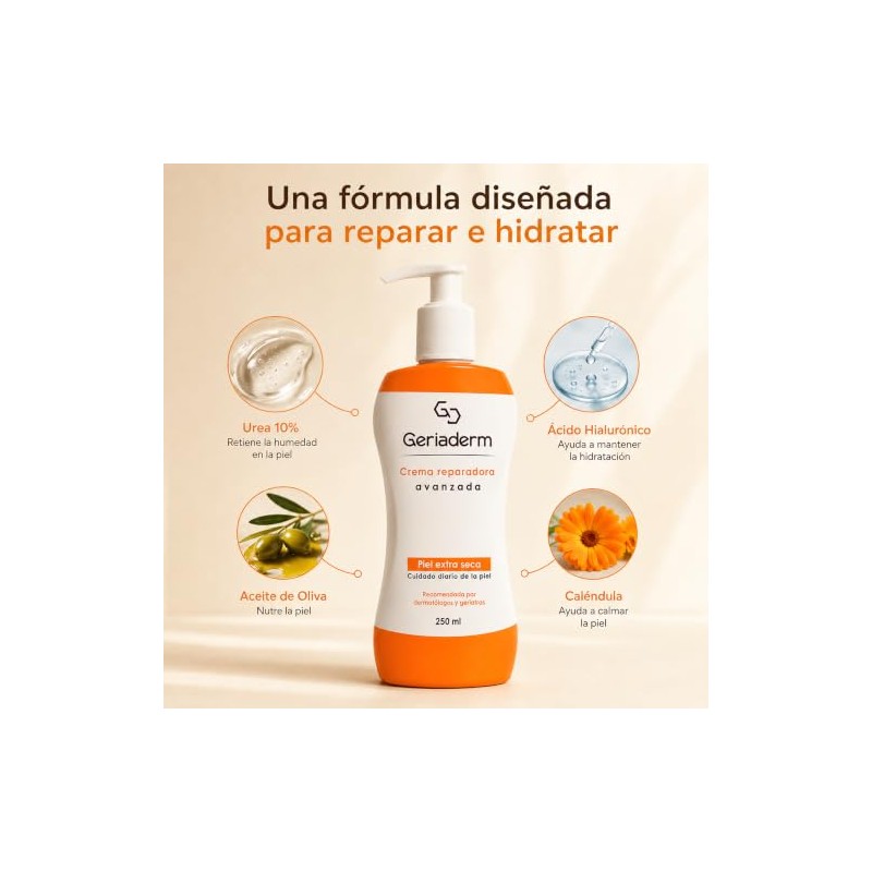 Crema Reparadora con Urea al 10% | Hidratación Intensiva para