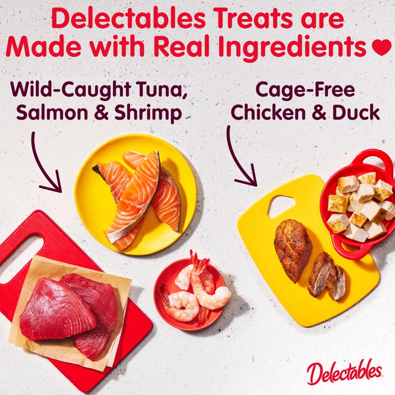 Hartz Delectables Stew Lickable Wet Cat Treats for Adult &