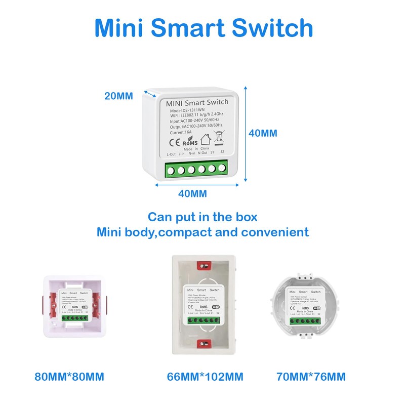 1 x Smart Light Switch, Light Switch, Alexa, Smart Home