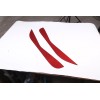 necar2020 Red Carbon Inner Door Anti Kick Panel Trim Accessories