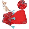 Dog Clothes Chinese Style Cheongsam Satin Pet Dog Tang Suit