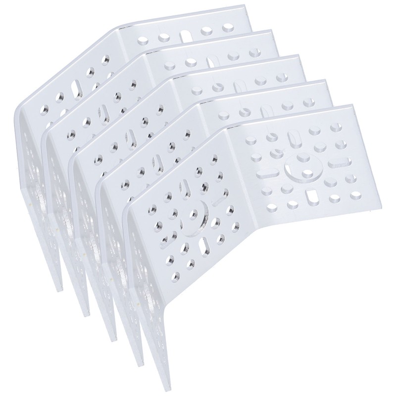 5Pcs 135 Degree Brackets Double Angle Aluminum Alloy Plate Connector