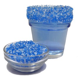 Snowy River Blue Dream Cocktail Sugar - Naturally Colored Blue & White Cocktail Rimmer, Beverage Rimmer, Margaritas, Kosher (Blue Dream, 3oz Gift Bottle)