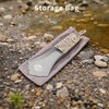 Ultralight TA2 Titanium Backpacking Trowel with Paracord Handle