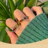 SGERUFZ 3-Piece Anti-Stress Ring Set, Adjustable Anxiety Ring, Efficient Relief