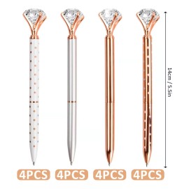 Dokpav 16 Plumas Diamante Tornasol Bolígrafos Para Regalo