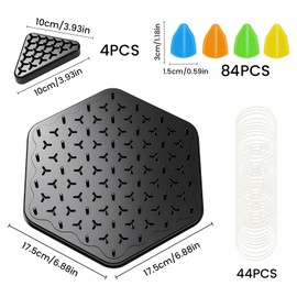 HomeDejavu Triggle Game, Triangle Board Game, Triggle Rubber Band Game, Triggle Board Game, Triangle Chess Board Game for 2-4 People, for Family Celebrations with Children and Adults