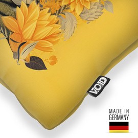 VOID Buddah Flowers Asia Statue Cushion Cover Polyester Waterproof Easter Decorative Cushion Outdoor Cushion Size: 80 x 80 cm