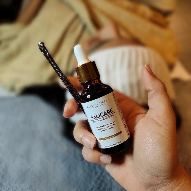 Aceite Facial Desincrustante Saca Comedones Nuestra Tierra Todo Tipo De