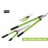 3PCS Garden Shears Set with Tree Loppers Heavy Duty, Professional