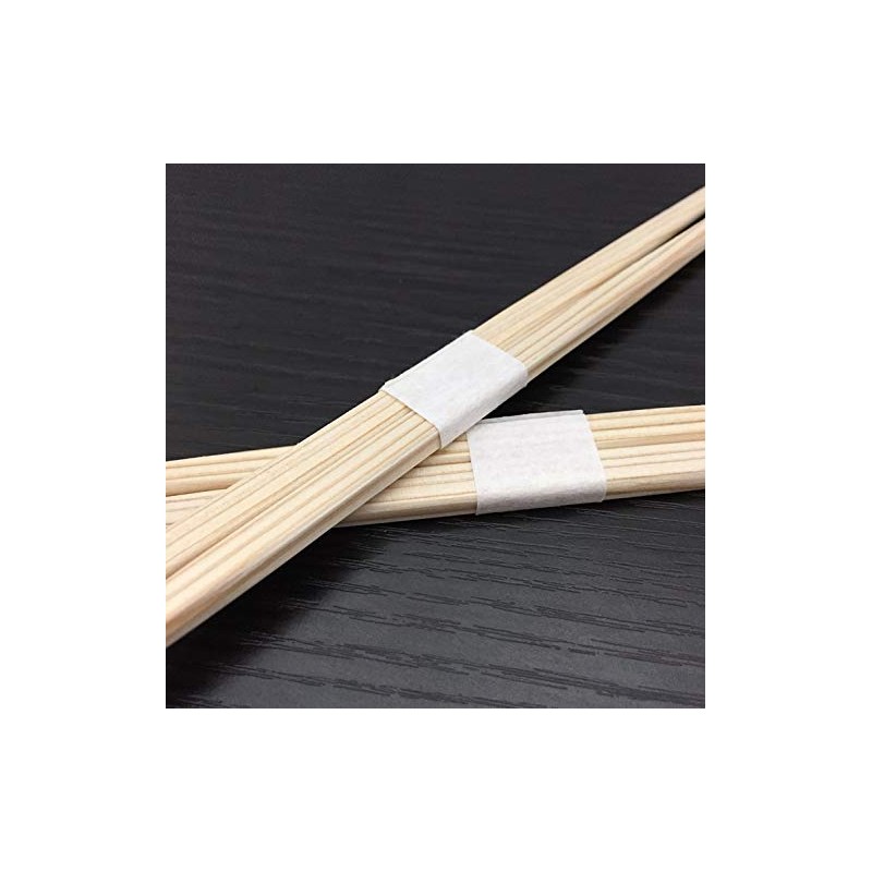 KOINS 割り箸 杉柾らんちゅう箸26cm 白帯巻 100膳ポリ入り 国産