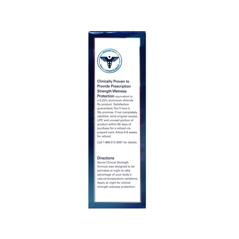 Secret Clinical Strength Soft Solid Sensitive Unscented Deodorant, 1.6 oz