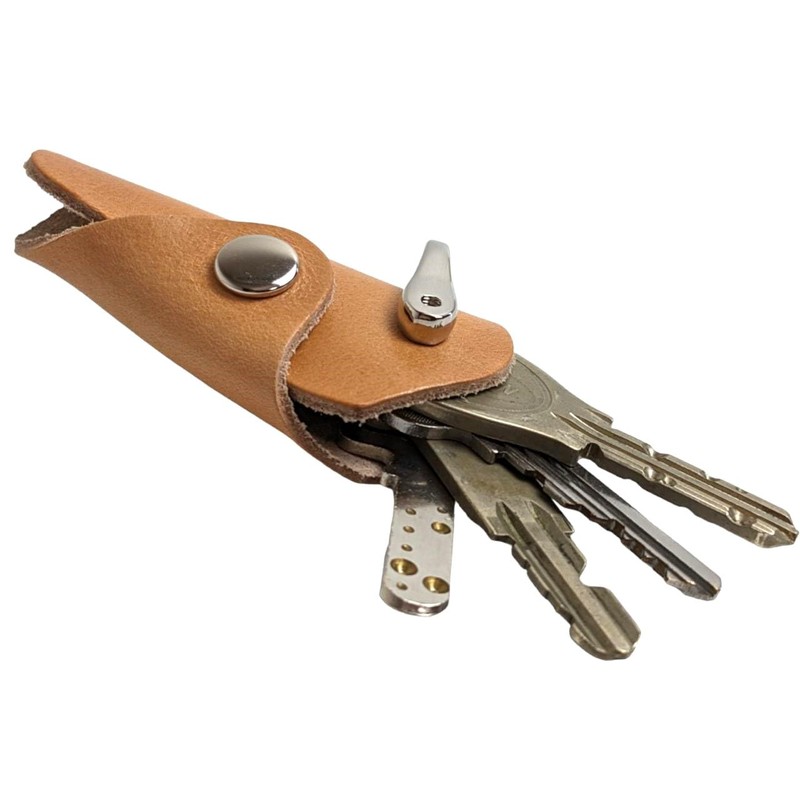 [PLUS EIGHT ONE +81] Tochigi Leather Key Case, Leather, Genuine