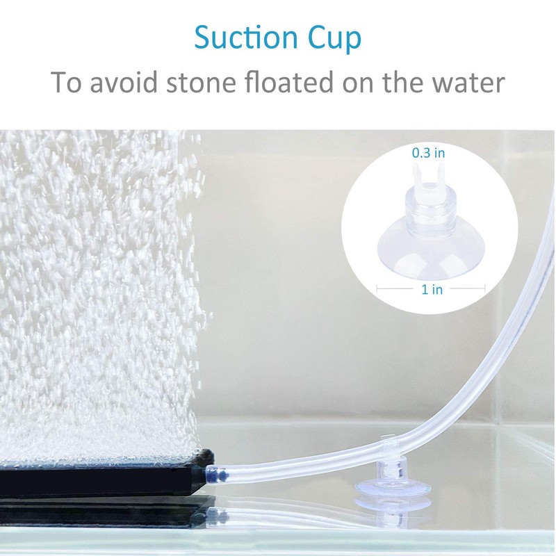 Pawfly 4 Inch Air Stone Grey Mineral Bubble Stone Bar