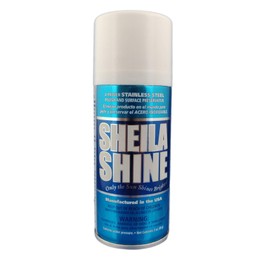Sheila Shine 3oz Stainless Steel Cleaner and Polish - Cleans, Polishes & Protects Kitchen Appliances, Refrigerators, Sinks, Ovens & Grills - Stainless Cleaner Spray for Residue & Streak Free Shine