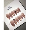 [Extended Nail Signature Art] Golden Rosé - Short Ballerina /
