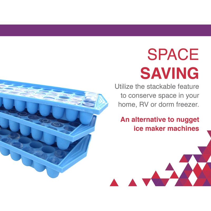 Arrow Mini Ice Cube Trays, 3pk - Durable, Break-Resistant Ice
