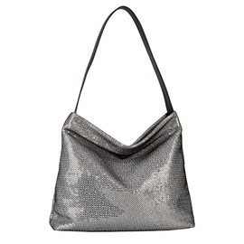 TOM TAILOR Denim Amra Women's Hobo Bag Shoulder Bag Medium Silver, silver
