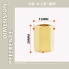 Bwintech 2 pieces 1/8 inch female thread to 1/8 inch