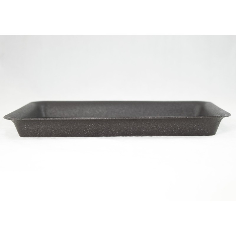 8" Rectangular Moss Green Glazed Bonsai Pot, Cactus & Succulent