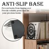 Book Ends, Set of 2 Metal Bookends for Shelves, Decorative