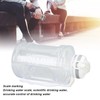1500ml Large Capacity Sports Water Bottle Portable Scale Marking Poping