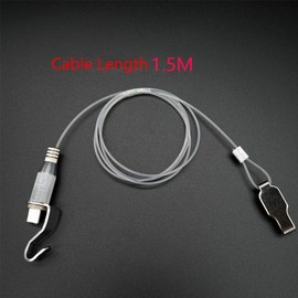 Floratek Picture Rail Hanging System, 4 Pack Professional Art Picture Display Kit with Adjustable Photo Hanging Hook/S Metal Hook/Transparent Cable Wire for Wall Picture, Exhibition, Art Gallery 1.5M