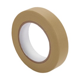 Partuto 1 Pc 1 Inches x 54.7 Yards Universal Painters Tape - DIY Car Auto Paint for Masking Tape No Residue - Crepe Paper Brown
