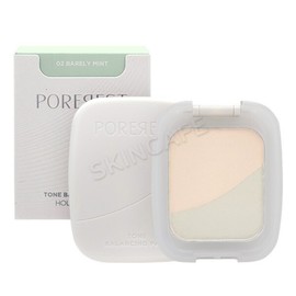 Holika Holika Porerest Tone Balancing Pact 02 Beary Mint / 홀리카홀리카 포어레스트 톤 밸런싱 팩트 02 베어리 민트