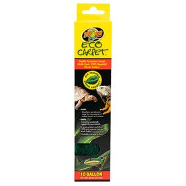 Zoo Med Green Eco Carpet 20" L X 10" W 10 Gallon