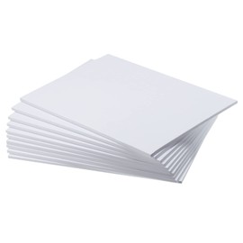 sourcing map EVA Foam Sheets White 12 Inch x 9 Inch 6mm Thickness for Crafts DIY Pack of 10