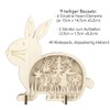 Ideen mit Herz 3D Construction Kit Rabbit Wooden Rabbit with
