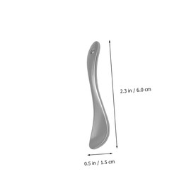 BIUDECO 3pcs Cosmetic Facial Cream Scoop Zinc Alloy Makeup Spoon for Moisturizers Masks Creams Reusable Beauty Tools Gold Silver for Women and Girls