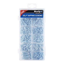 Blue Spot Tools 40574 550Pce Self Screw Assortment, Silver