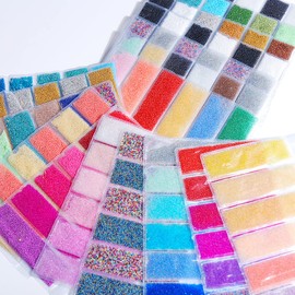 3D Nail Caviar Beads for Nail Art Mini Ball Beads Manicure DIY Decorations Accessories 6 Color