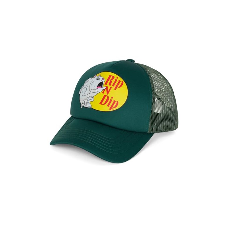 RIPNDIP Catfish Trucker Hat - Light Olive