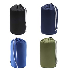 Augbunny Durable Drawstring Water Resistant Dust Flap Stuff Sack Bag 4-pack