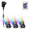 NATPOW Pond Lighting LED Underwater, Underwater Lighting RGB Underwater Pond